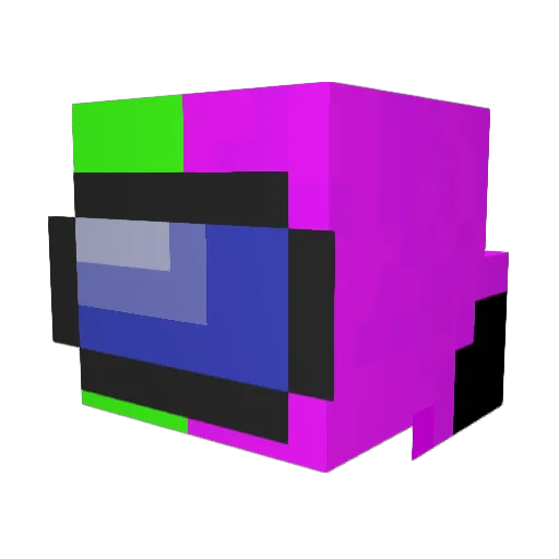 qwikscope42 Minecraft avatar head, 3D render