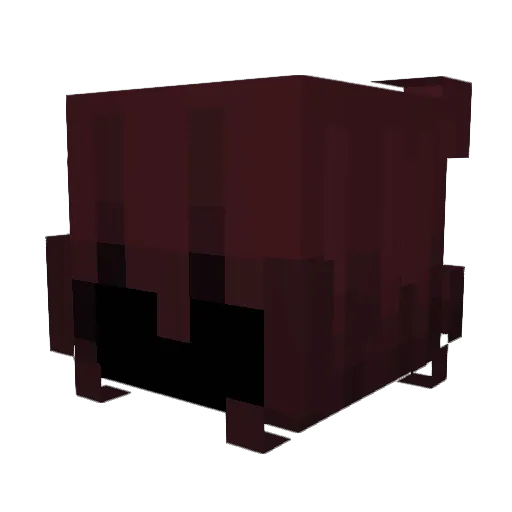 qwjt Minecraft avatar head, 3D render