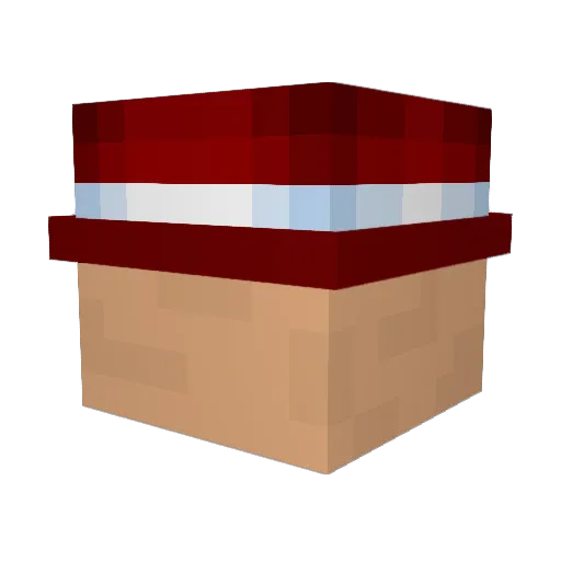 qwq2sdk Minecraft avatar head, 3D render