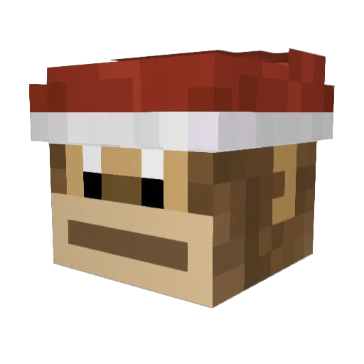 qxldwxll Minecraft avatar head, 3D render