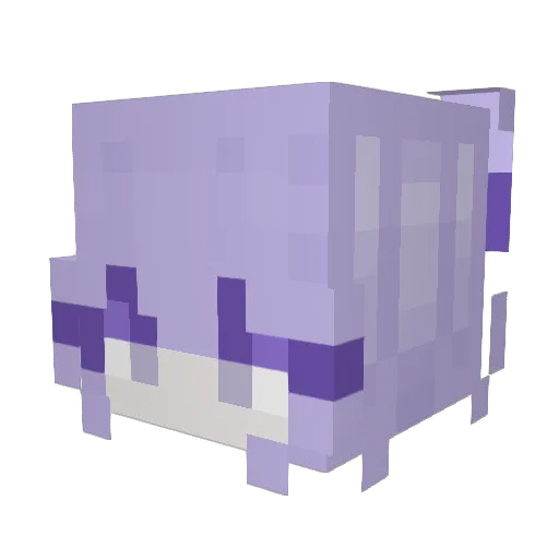 qxzm Minecraft avatar head, 3D render