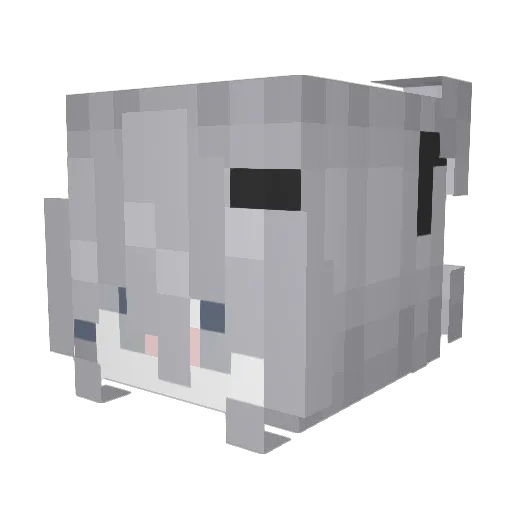 qyko187 Minecraft avatar head, 3D render