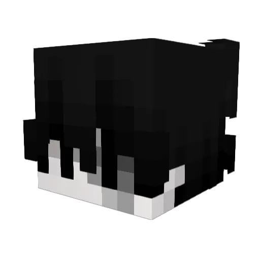 qytl Minecraft avatar head, 3D render