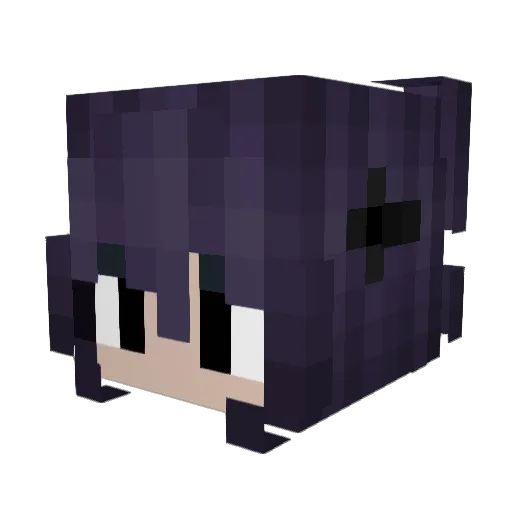 qyxp Minecraft avatar head, 3D render