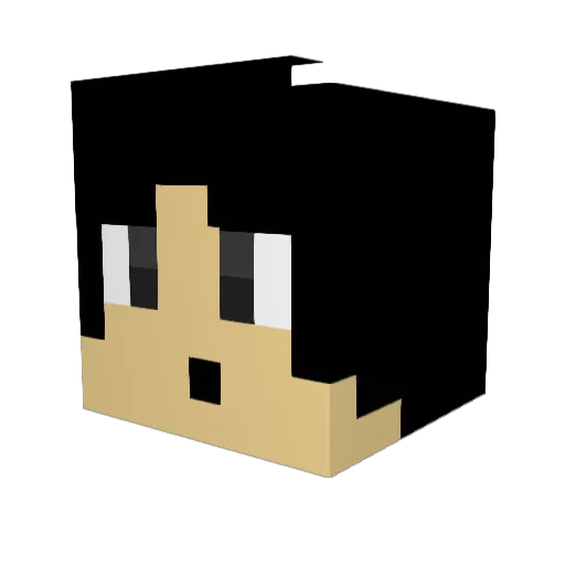 r0b0t2150 Minecraft avatar head, 3D render