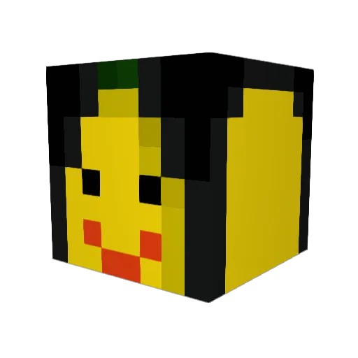 r0bfish Minecraft avatar head, 3D render