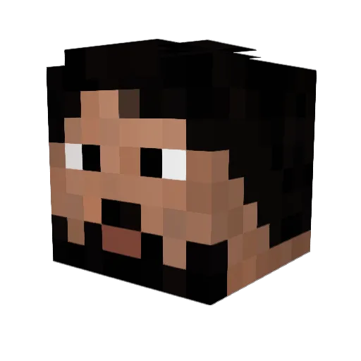 r0ckyy14 Minecraft avatar head, 3D render