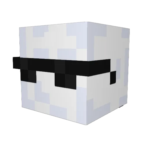 r0dv0lt Minecraft avatar head, 3D render