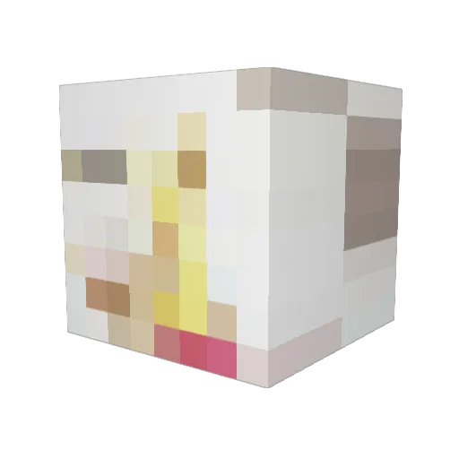 r0gby Minecraft avatar head, 3D render