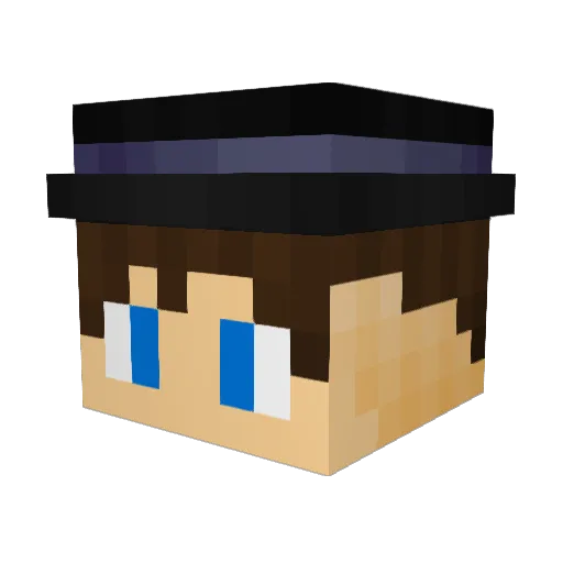 r0lanoff Minecraft avatar head, 3D render