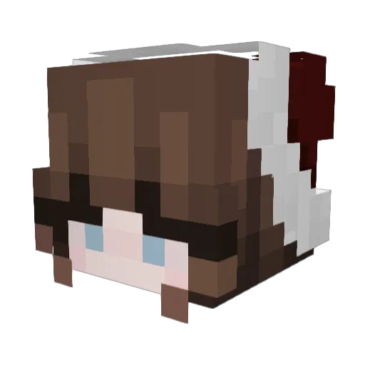 r0seteaaaa Minecraft avatar head, 3D render