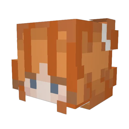 r0zjechana307 Minecraft avatar head, 3D render