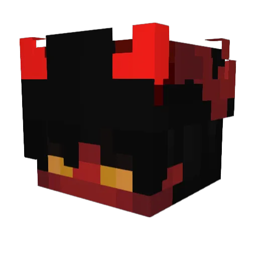 r1musS Minecraft avatar head, 3D render