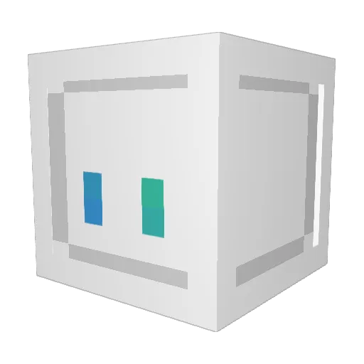 r1nka Minecraft avatar head, 3D render