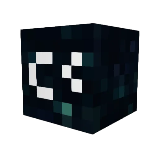 r1nz Minecraft avatar head, 3D render