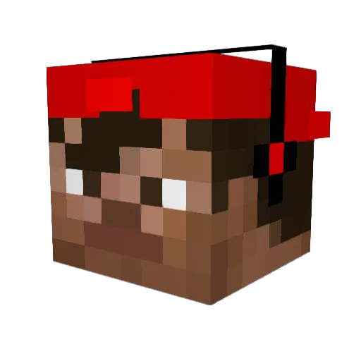 r1pp3r11n0 Minecraft avatar head, 3D render