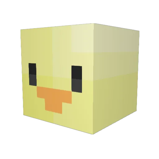 r1tsu27 Minecraft avatar head, 3D render