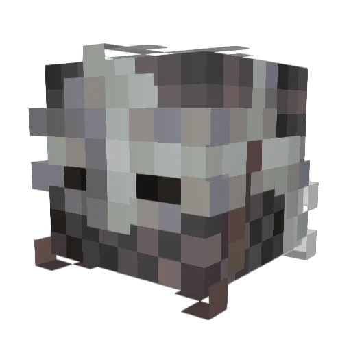 r2yfan Minecraft avatar head, 3D render