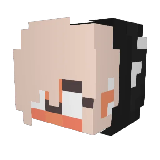 r3dbone666 Minecraft avatar head, 3D render