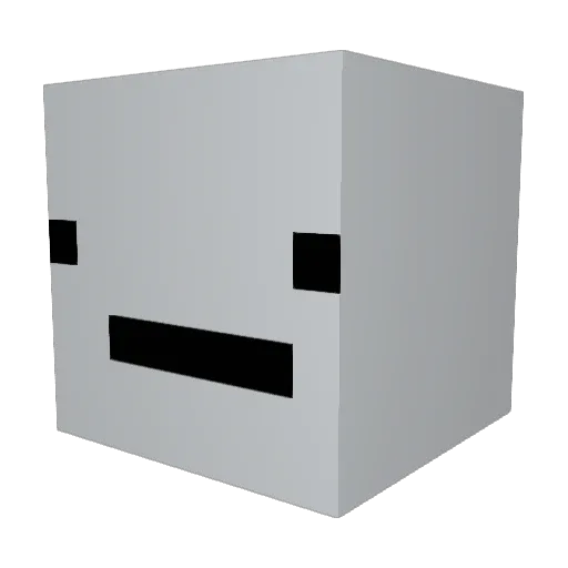 r3dprice Minecraft avatar head, 3D render