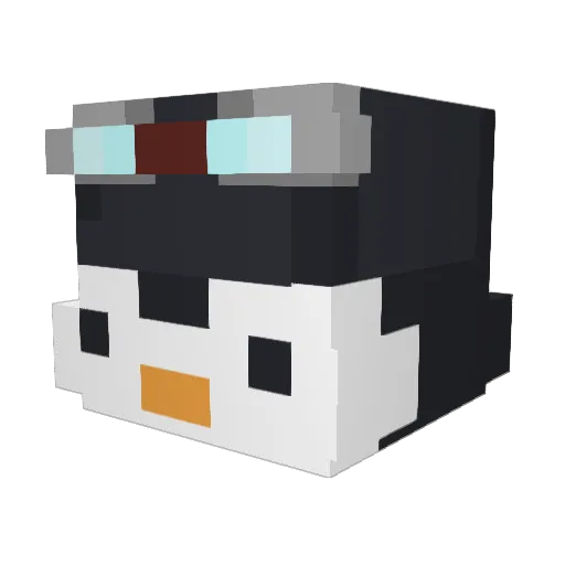 r3inyday Minecraft avatar head, 3D render
