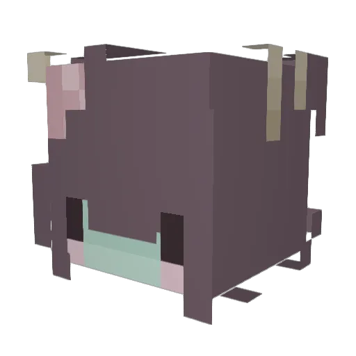r3sie Minecraft avatar head, 3D render