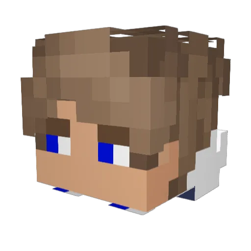 r3tzi Minecraft avatar head, 3D render