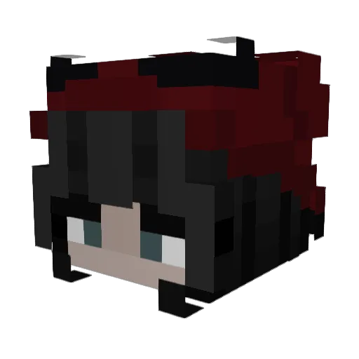 r3veries Minecraft avatar head, 3D render