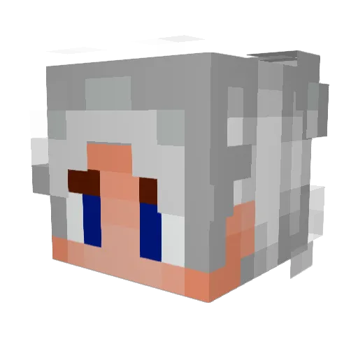 r3yjell Minecraft avatar head, 3D render