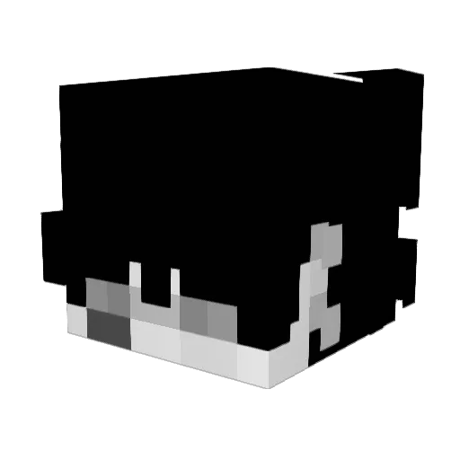 r4V7o_ Minecraft avatar head, 3D render