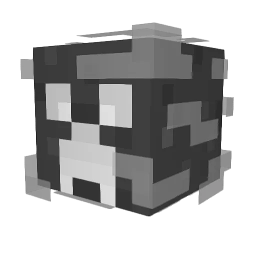 r4bad Minecraft avatar head, 3D render