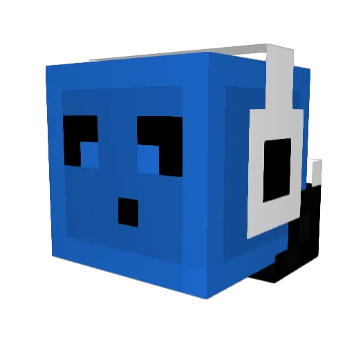 r4cken Minecraft avatar head, 3D render