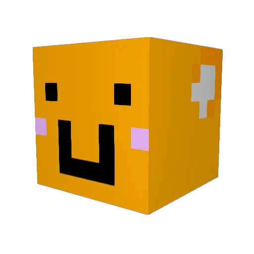 r5mv Minecraft avatar head, 3D render