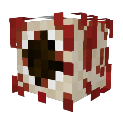 r5pt0r255 Minecraft avatar head, 3D render