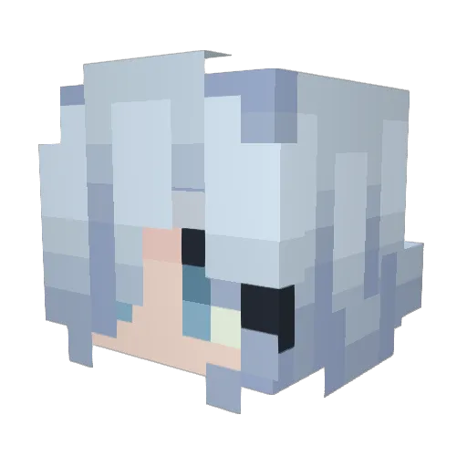 r69cky Minecraft avatar head, 3D render