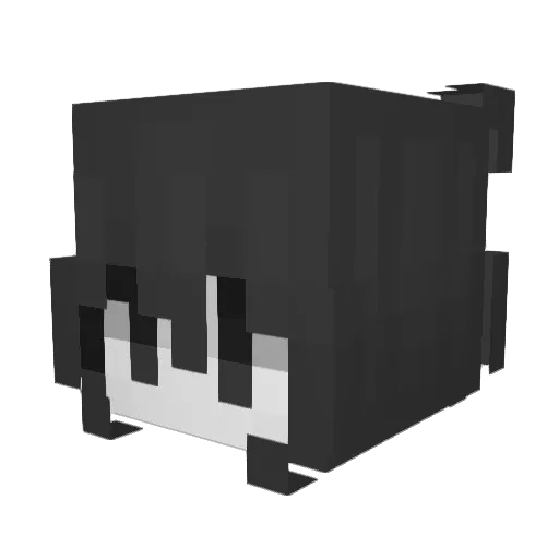 r6ce Minecraft avatar head, 3D render