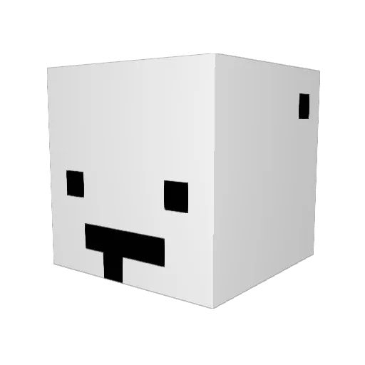r6serg Minecraft avatar head, 3D render