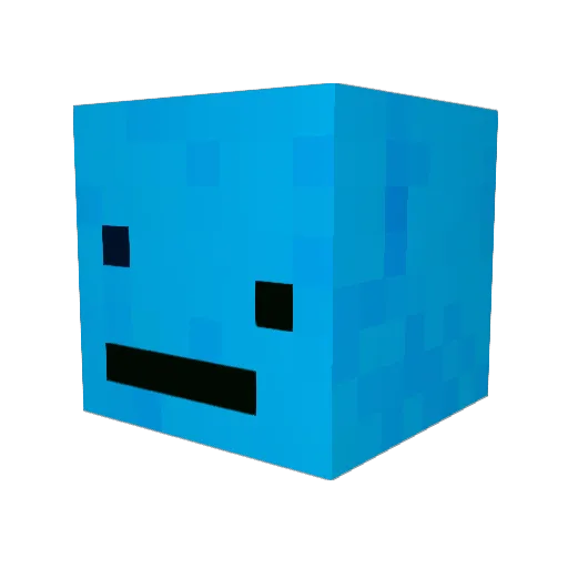 r6ss Minecraft avatar head, 3D render