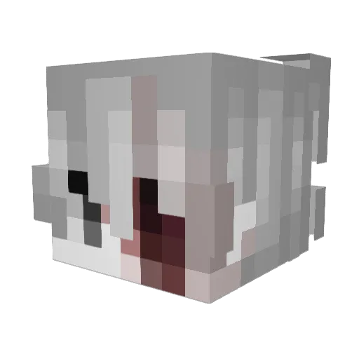 r8ti Minecraft avatar head, 3D render