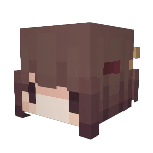 r8yna Minecraft avatar head, 3D render