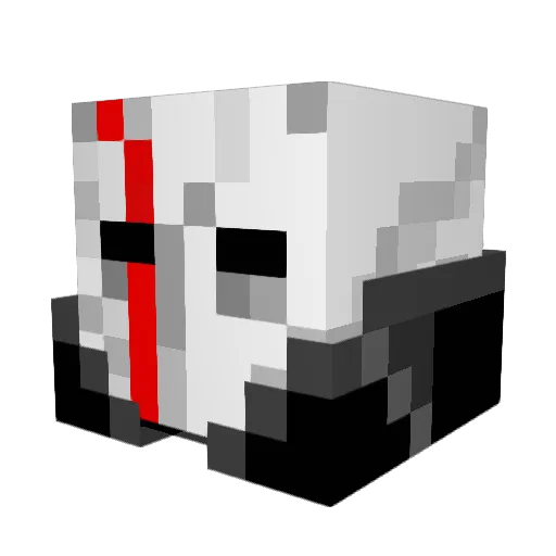 r98 Minecraft avatar head, 3D render