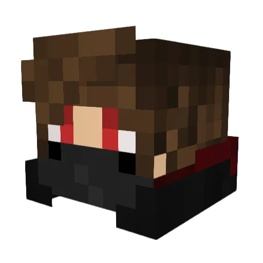 rCwaYnee Minecraft avatar head, 3D render