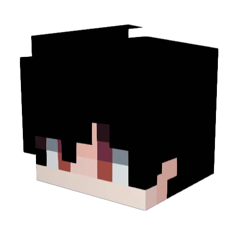 rFog Minecraft avatar head, 3D render