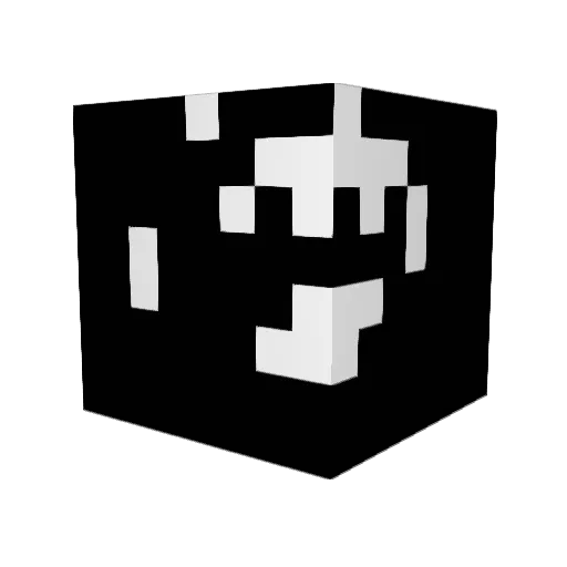 rIkigi Minecraft avatar head, 3D render