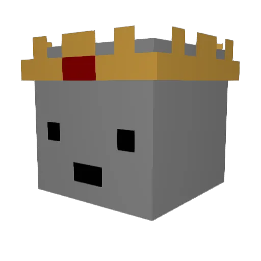 rIshtar Minecraft avatar head, 3D render