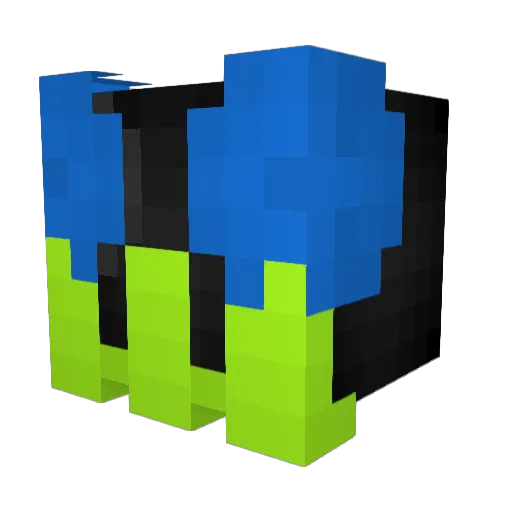rLem1 Minecraft avatar head, 3D render