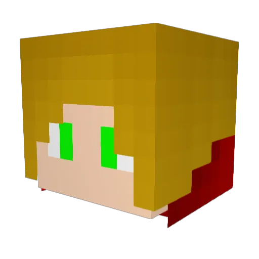 rOcKObOx Minecraft avatar head, 3D render