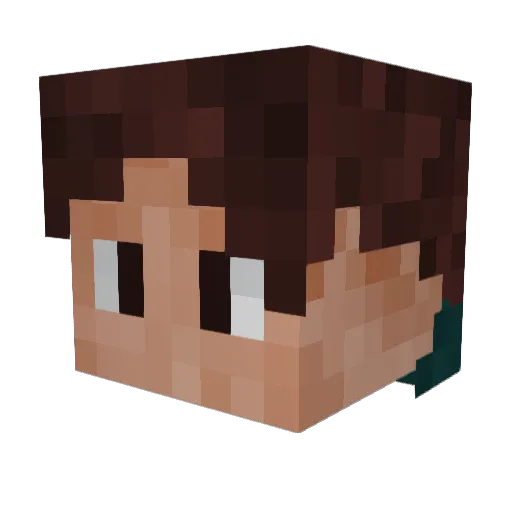 rOlyyi5 Minecraft avatar head, 3D render