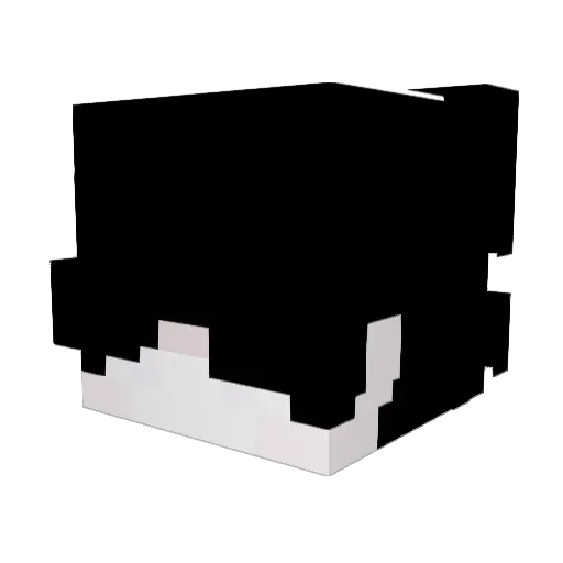 rPoW3r Minecraft avatar head, 3D render