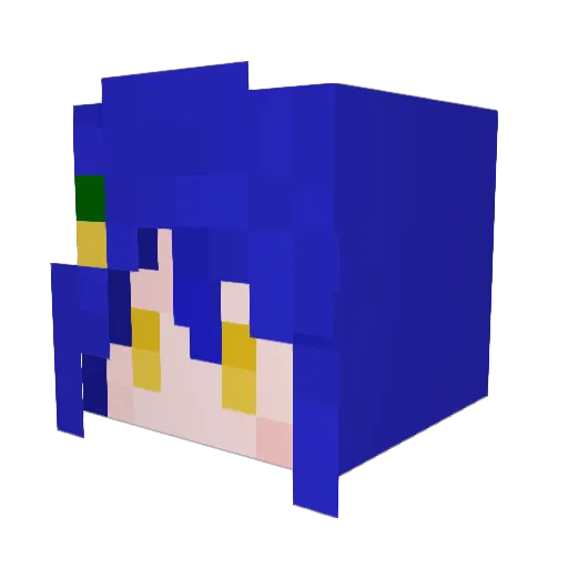 rRheiN_ Minecraft avatar head, 3D render